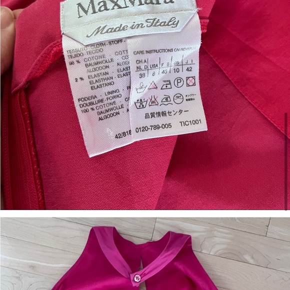 MaxMara Backless Halter Neckline Knee Length Dress 8 - Picture 4 of 8